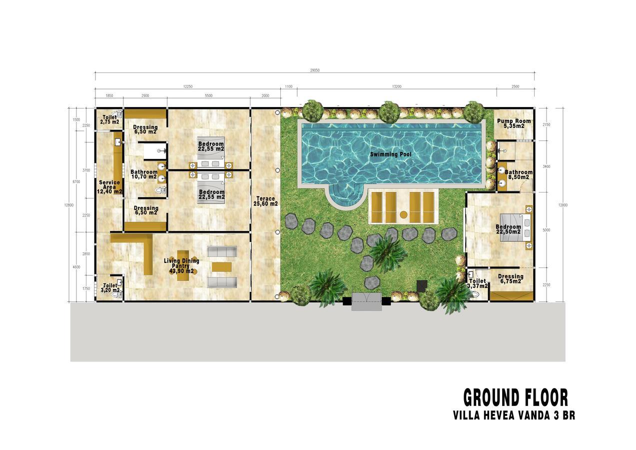 Hevea Villas Seminyak Exteriér fotografie