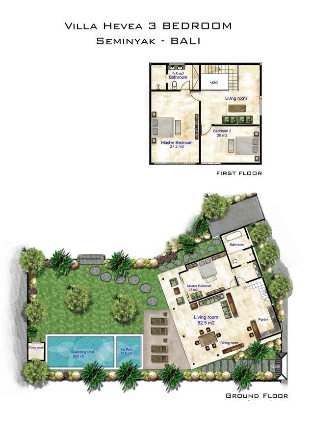 Hevea Villas Seminyak Exteriér fotografie